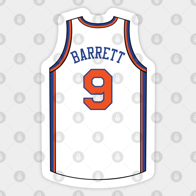 RJ Barrett New York Jersey Qiangy Sticker by qiangdade